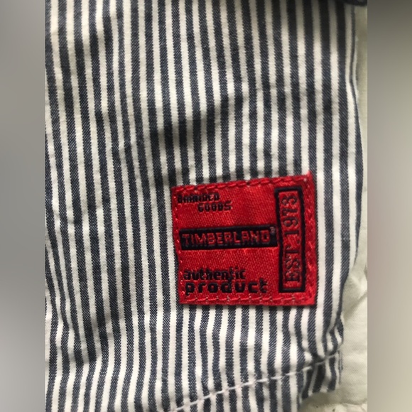 Darling Timberland baby boy button-down collared shirt size 9months - Picture 3 of 4